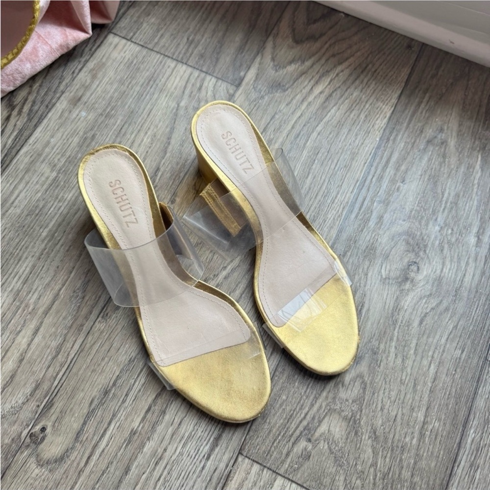 SCHUTZ Victorie Block Heeled Sandals